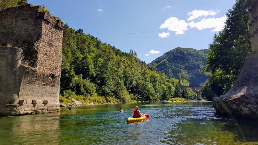 Canoë dans les Gorges du Tarn des Vignes au Rozier