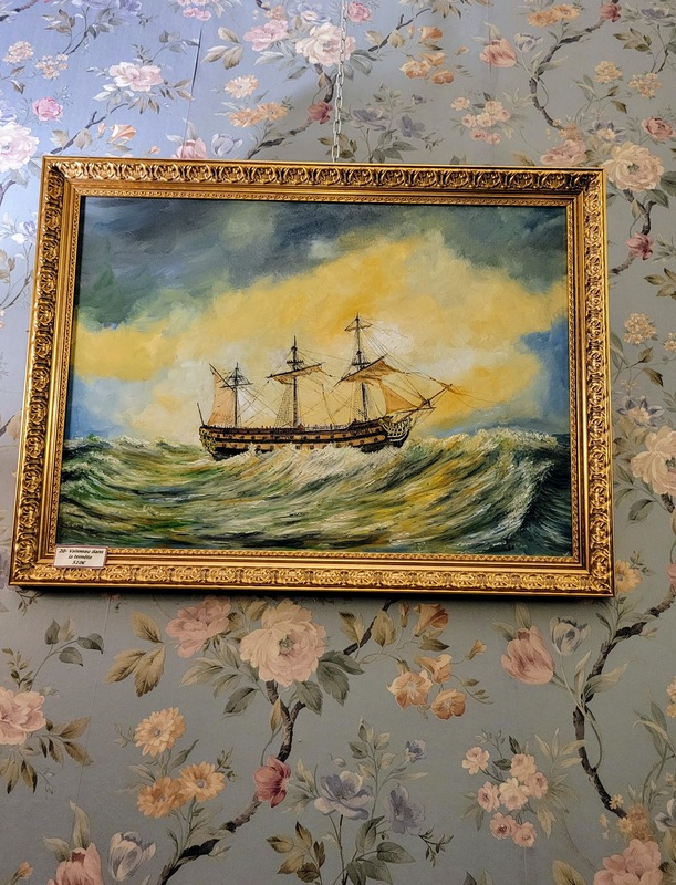 visite de la demeure de corsaire à Saint Malo - hôtel particulier Magon de la Lande : tableau maritime