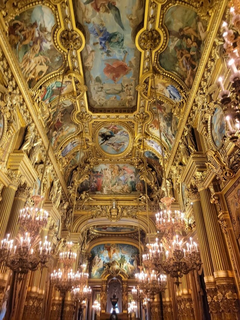 Visite de l'Opéra Garnier à Paris : le grand foyer